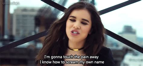 Hailee Steinfeld Pain  Find And Share On Giphy