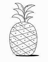 Pineapple Coloring Pages Drawing Printable Easy Kids Template Print Color Sheet Fruit Sheets Dna Stencil Fruits Cute Hellokids Cartoon Keyboard sketch template