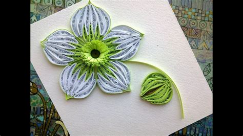 Quilling Flowers Tutorial Make A Beautiful Green Quilling Flower