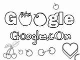 Google Coloring Pages Fruits sketch template