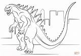 Godzilla Ausmalbild sketch template