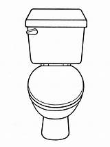 Toilet Coloring Drawing Pages Printable Line Getty Potty Print Color Draw Seat Bowl Kids Detail Training Toilets Symbols Lds Cartoon sketch template
