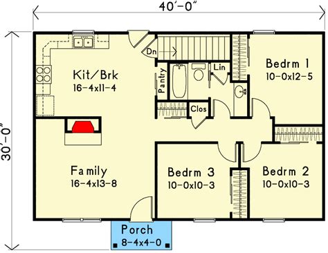 rectangular ranch home plan sl architectural designs house plans