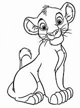 Simba Disney Coloring Pages Walt Fanpop Characters Personajes sketch template