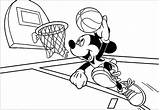 Basketball Coloring Pages Kids Color Print Coloriage Children Simple sketch template