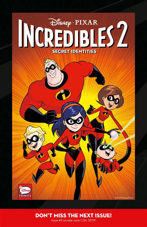 Disney Pixar The Incredibles 2 Secret Identities Issue 2