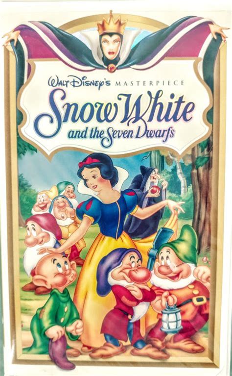 vhs walt disney snow white and the seven dwarfs