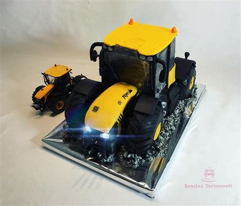 3d Tractor Decorated Cake By Sanelas Tortenwelt Cakesdecor