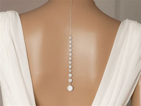 crystal backdrop necklace chain  choker necklace ideal bridal