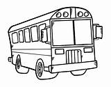 Autobus Colegio Transporte Escolar Colorare Coloring Autocar Autobús Medios Scolastico Dibuja Disegni Vehiculos sketch template