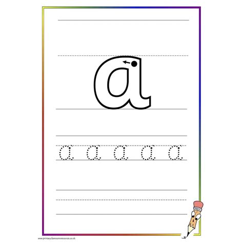 letter formation sheets primary classroom resources