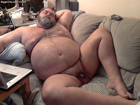 big fat naked men cumception