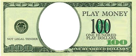 play money template printable play money bill template money