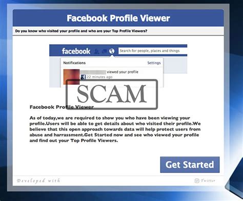 facebook profile viewer scam making  rounds