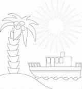 Coloring Kidspressmagazine Tropical Island Pages Now sketch template