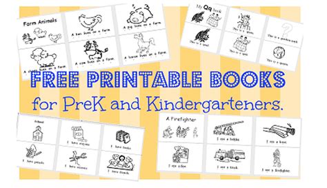reading  printable kindergarten level books printable form