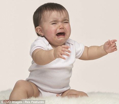 leaving  baby  cry  damage  brain  book claims daily mail