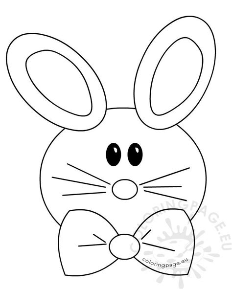 easter bunny template archivi easter template easter bunny face