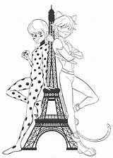 Miraculous Ladybug Youloveit Desenhos Colorir Eiffel Princess sketch template