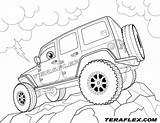 Jeep Coloring Pages Print Drawing Safari Cherokee Printable Procoloring Jeeps Teraflex Sheets Cars Color Wrangler Kids Preschool Auto Truck Line sketch template