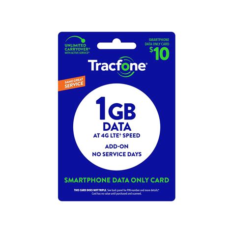 Tracfone 10 Data Card Email Delivery Data Unlimited Data 10 Things