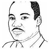 Luther Martin King Jr Coloring Pages Everfreecoloring Print Printable sketch template