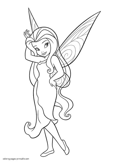 beautiful fairy coloring page coloring pages printablecom