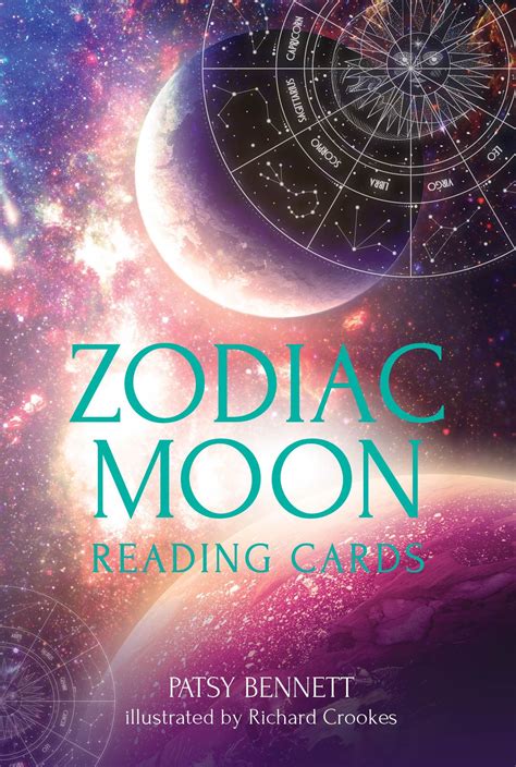 zodiac moon reading cards  patsy bennett illustrator richard crookes card reading zodiac