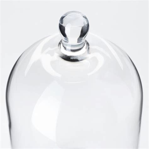 Morgontidig Glass Dome Clear Glass Ikea