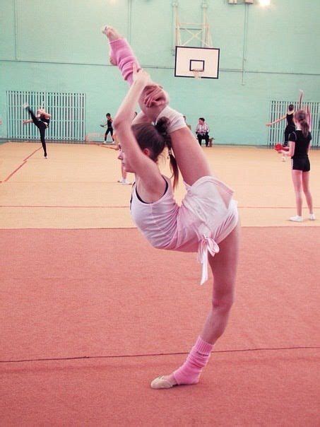 Needle Oversplit In Pink Legwarmers Dance Life Workout Gymnastics