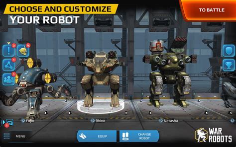 war robots mod apk  latest update unlimited gold mysoftom