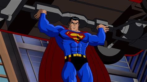 superman strong carrying  car easily batman  superman superman