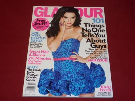 2010 february glamour magazine katy perry front cover pb 2382 ebay