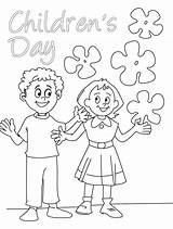 Coloring Children Pages Childrens Happy Sheets Kids Colouring Printable Child Color Print Cards Greeting Getcolorings Popular Choose Board Size sketch template
