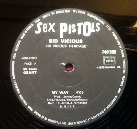 Sid Vicious Sex Pistols Sid Vicious Heritage 12 Vinyl