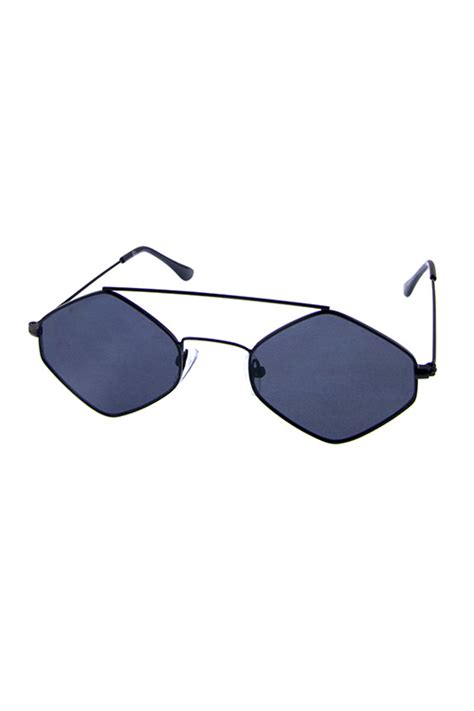womens metal geometric square fashion sunglasses d wl99021 city sunglass