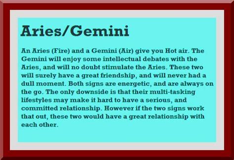 gemini man aries woman compatibility aries in love with aries