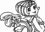 Bunny Monica Coloring Pages Wecoloringpage sketch template