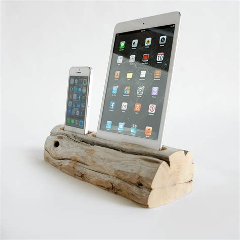 driftwood docking station ipad mini phone ipad mini iphone  docksmith touch