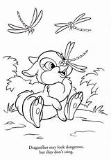 Coloring Pages Disney Bunny Colouring Da Color Colorare Bambi Kids Thumper Cute Adult Easter Horse Tumblr Disegni Drawings Printable Di sketch template