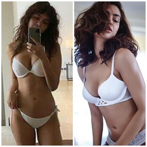 Esha Gupta S Mirror Selfie In Ravishing White Bikini Is