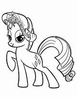 Rarity Coloring Pages sketch template