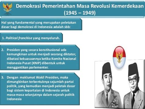 pelaksanaan demokrasi  indonesia    sampai