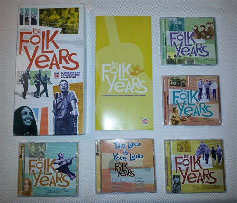 the folk years 10 cd box set time life music pre owned