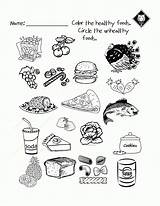Worksheet Unhealthy Worksheets Habits Choices Alimentos Junk Sheets Saludables Talking Face Eat Sanos Hábitos Alimentarios Nutricional Saludable Educativo Nutricion Ribera sketch template
