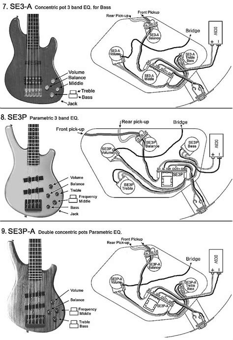 wiring diagram  electric bass guitar wiring digital  schematic