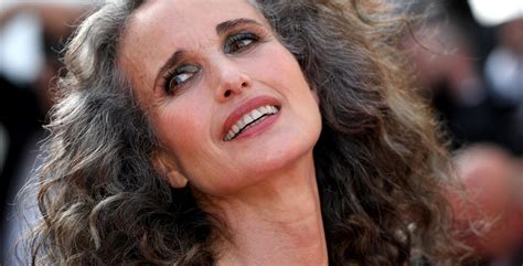 Andie Macdowell Flaunts Gray Hair For Cannes Flexes On Entire Riviera