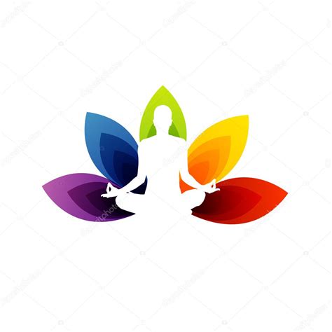 yoga logo stock illustration  cshawlin