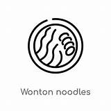 Wonton Noodles sketch template