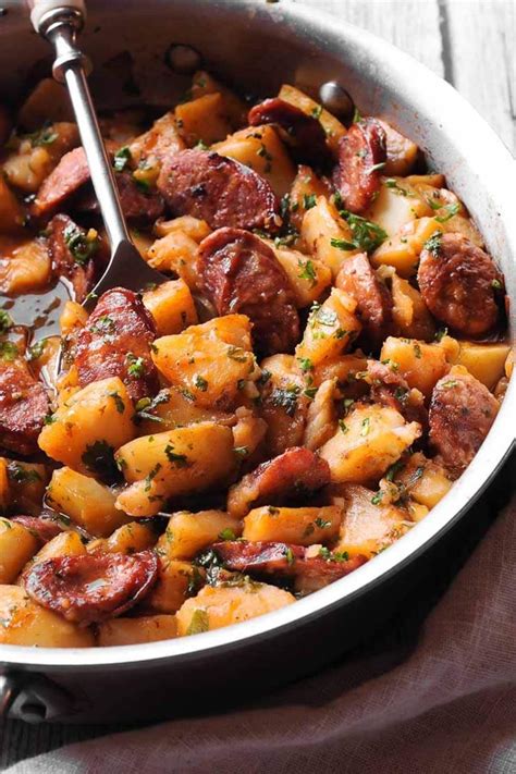 satisfying smoked sausage recipes  easy weeknight meals